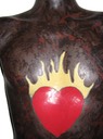 flaming heart detail
